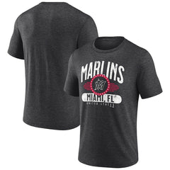 Miami Marlins Badge of Honor Tri-Blend T-Shirt Clearance