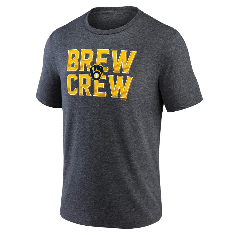 Milwaukee Brewers Brew Crew Fancy Tri-Blend T-Shirt Near Me