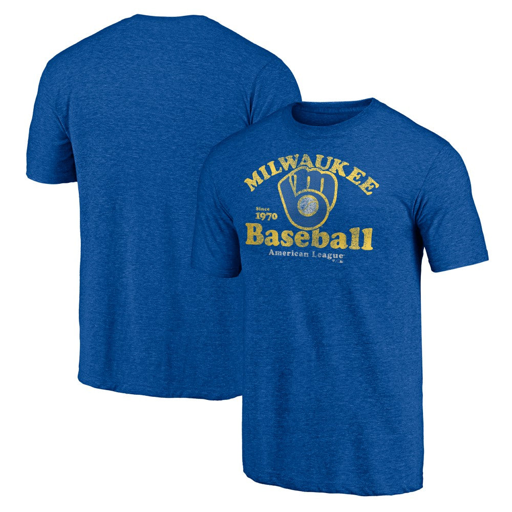 Milwaukee Brewers Our Game Tri-Blend T-Shirt discount