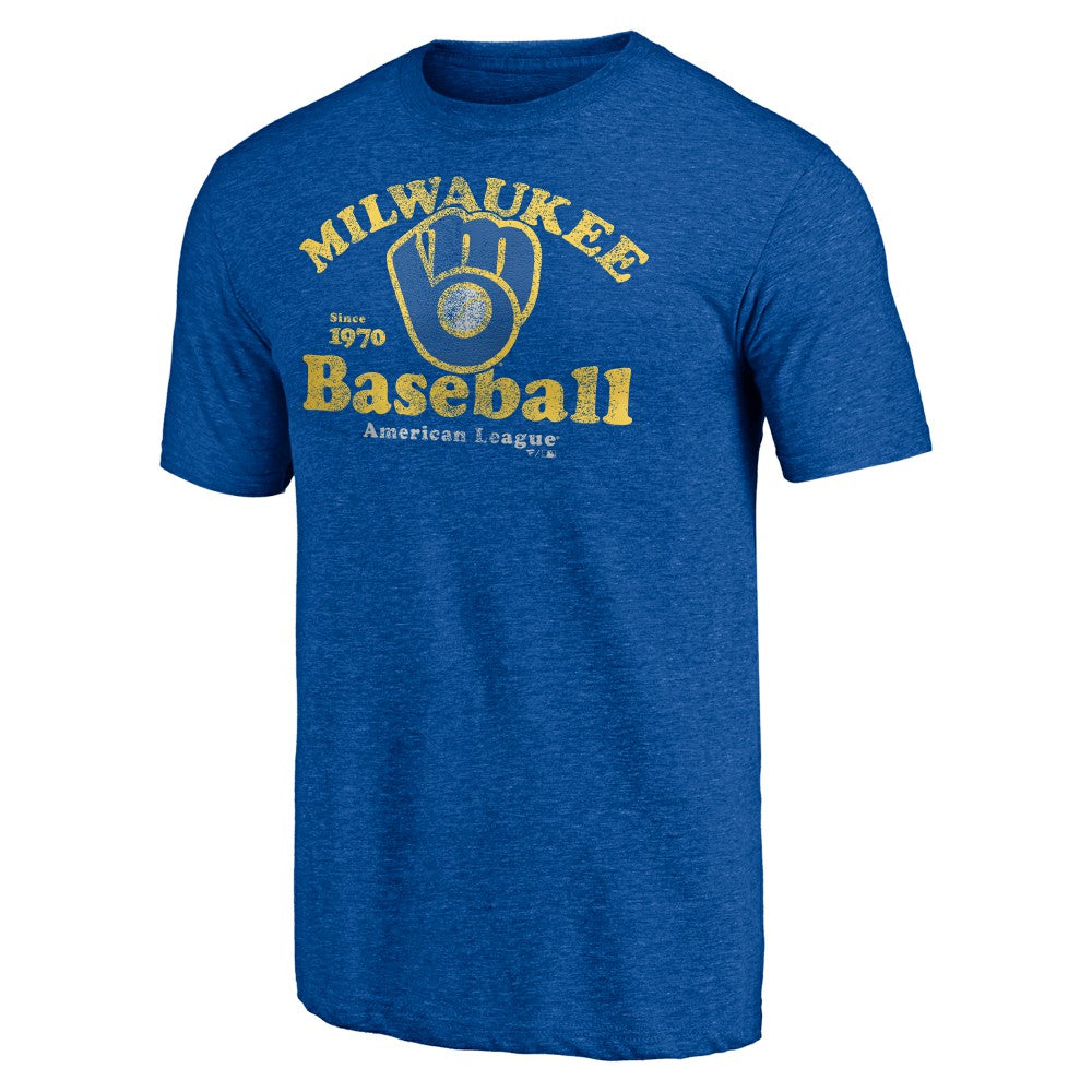 Milwaukee Brewers Our Game Tri-Blend T-Shirt discount
