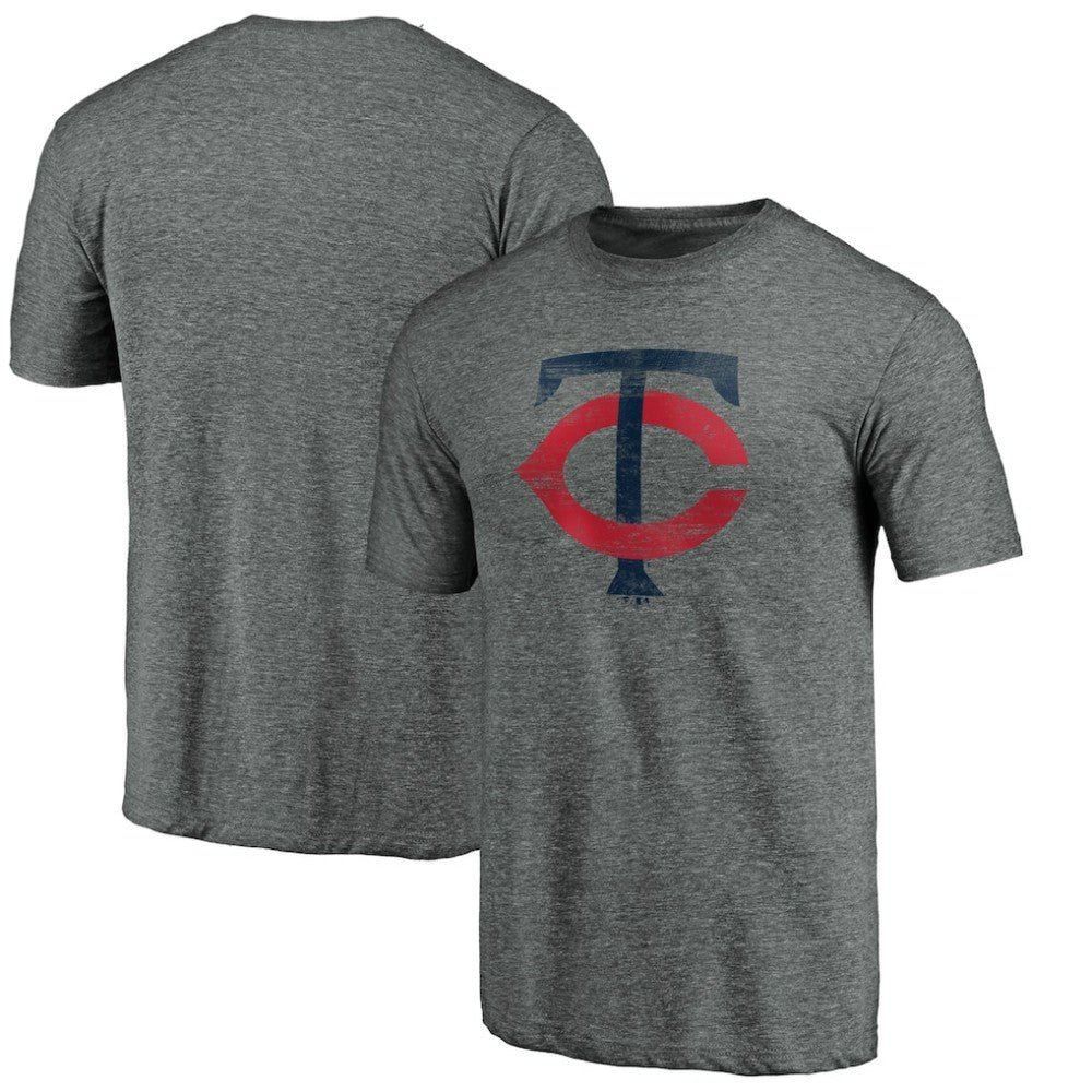 Minnesota Twins Weathered Official Logo Tri-Blend T-Shirt Online