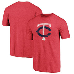 Minnesota Twins Weathered Official Logo Tri-Blend T-Shirt Sale