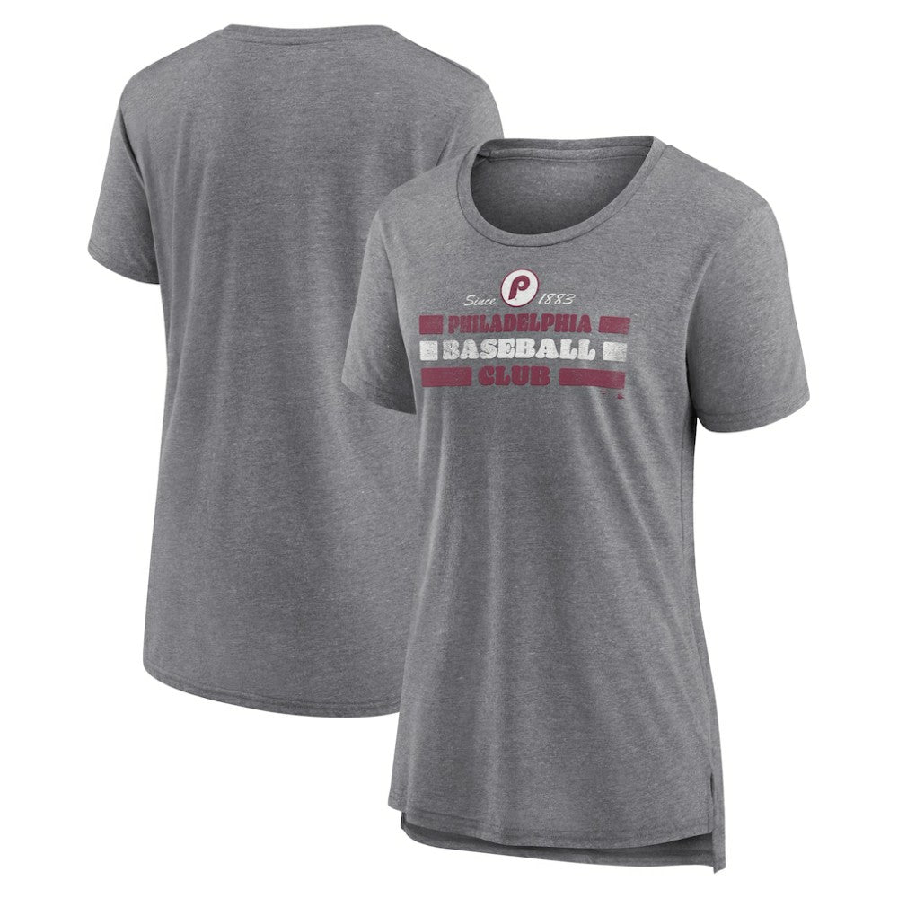 Philadelphia Phillies Women's Power Swing Tri-Blend T-Shirt Online