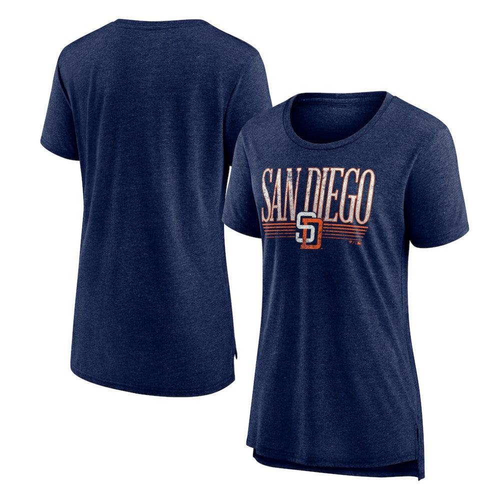 San Diego Padres Women's Toppler Tri-Blend T-Shirt Lifestyle