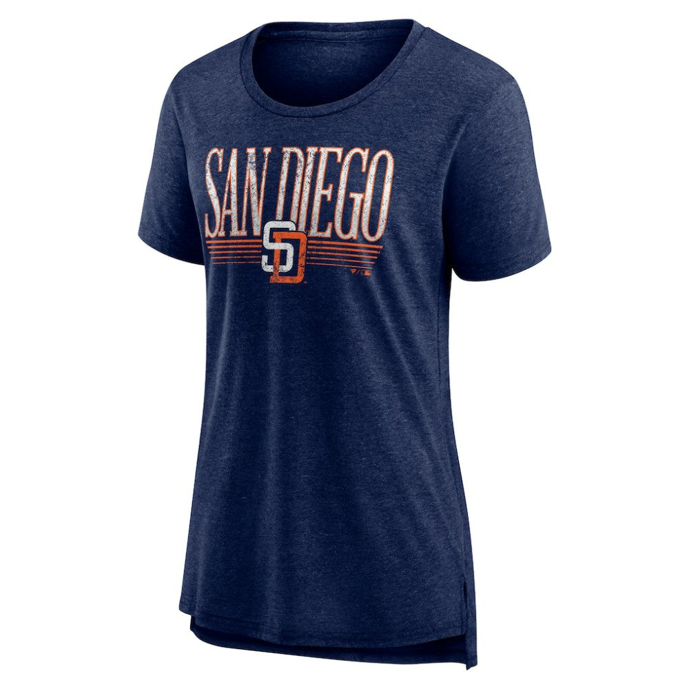 San Diego Padres Women's Toppler Tri-Blend T-Shirt Lifestyle