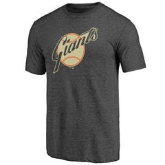 San Francisco Giants Cooperstown Official Logo Tri-Blend T-Shirt Clearance