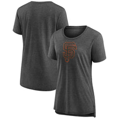 San Francisco Giants Women's Weathered Official Logo Tri-Blend T-Shirt On Sale
