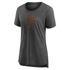 San Francisco Giants Women's Weathered Official Logo Tri-Blend T-Shirt On Sale