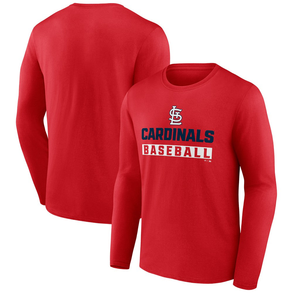 St. Louis Cardinals Let's Go Long Sleeve T-Shirt Clearance