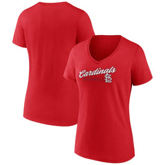 St. Louis Cardinals Women's One And Only V-Neck T-Shirt On Sale