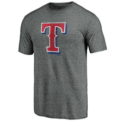 Texas Rangers Weathered Official Logo Tri-Blend T-Shirt Lifestyle