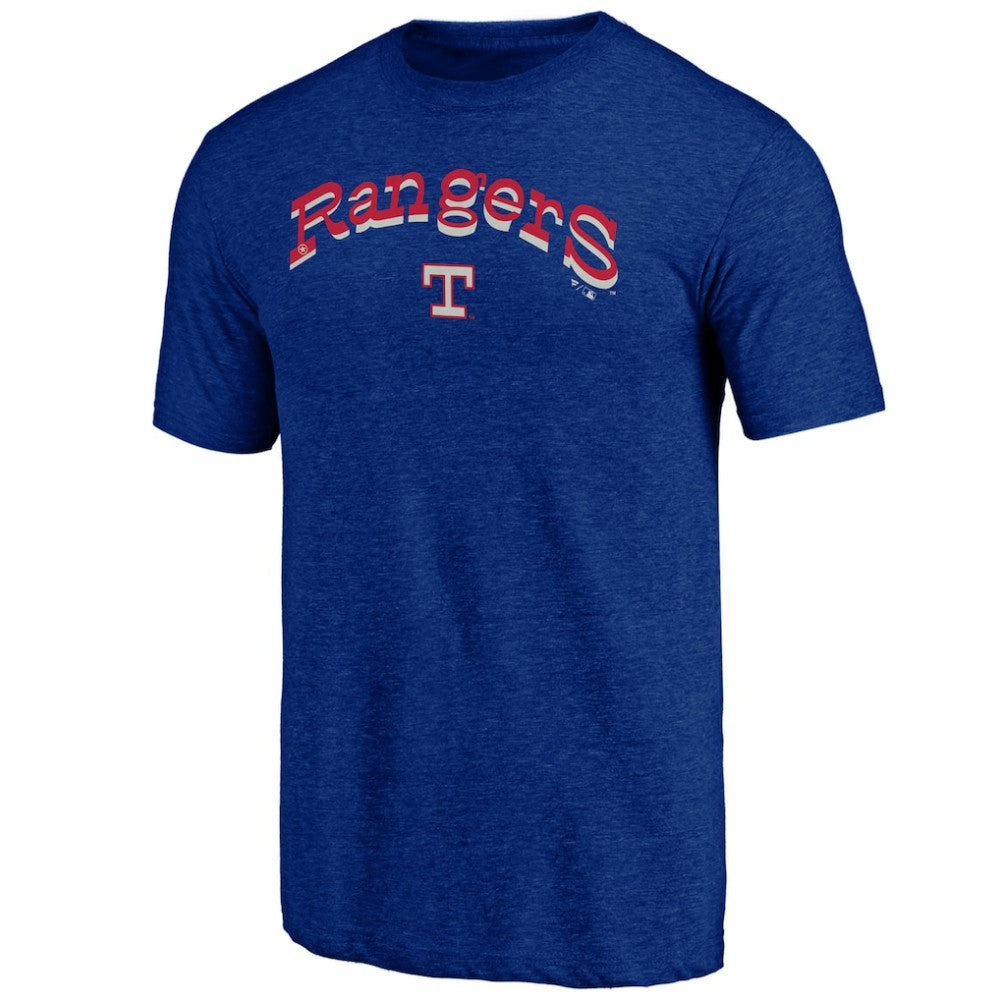 Texas Rangers Cooperstown Series Sweep Tri-Blend T-Shirt Near Me