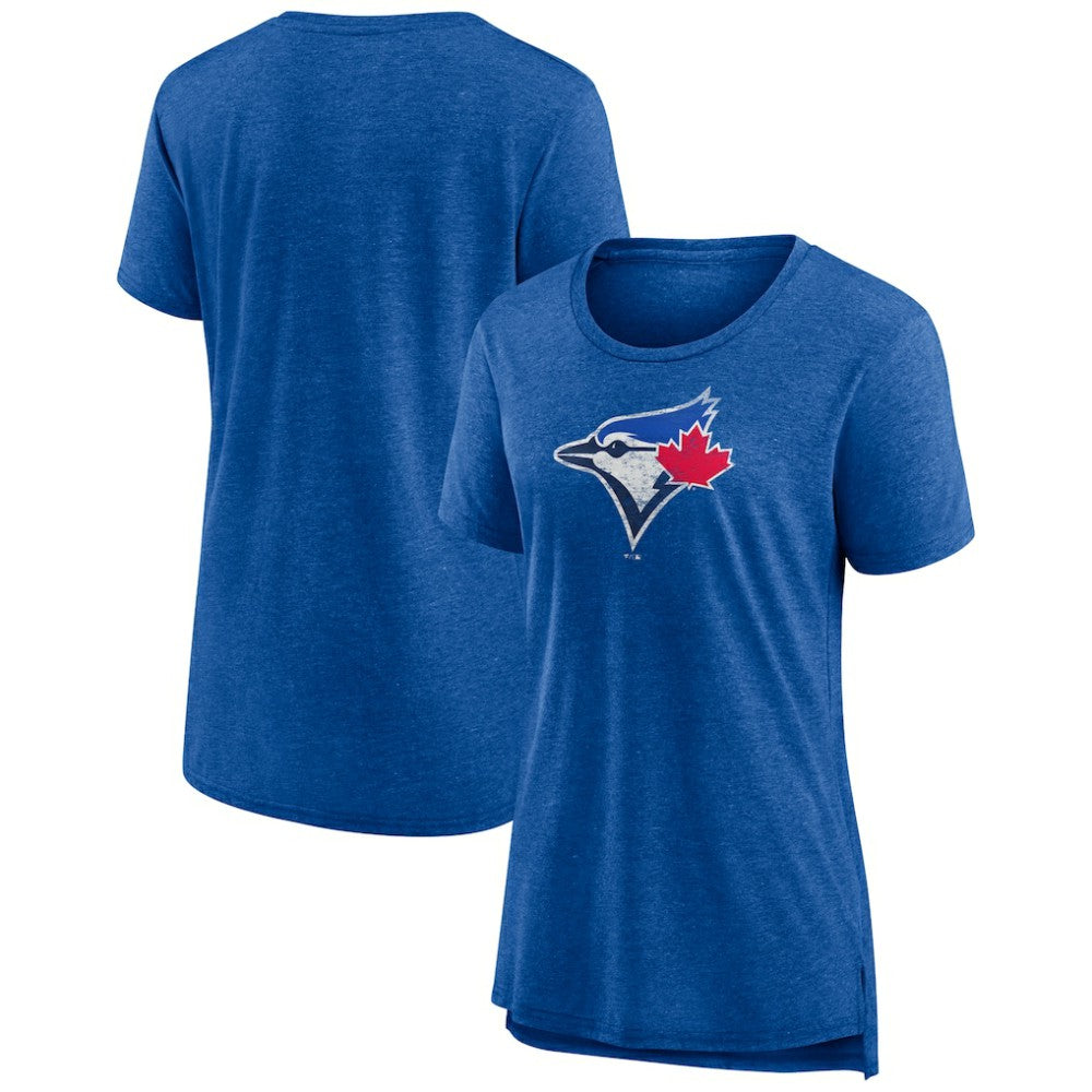 Toronto Blue Jays Women's Weathered Official Logo Tri-Blend T-Shirt Near Me