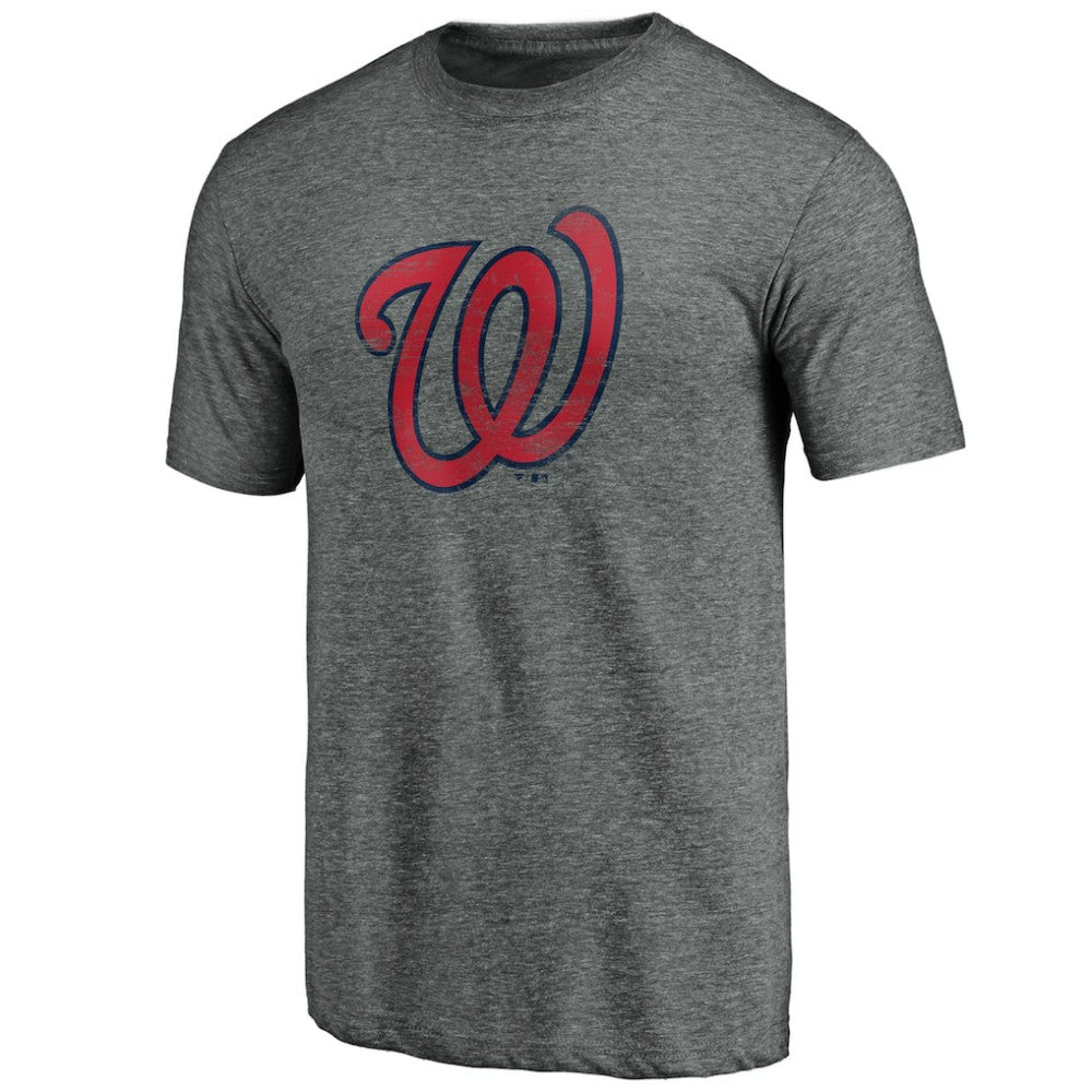Washington Nationals Weathered Official Logo Tri-Blend T-Shirt Online