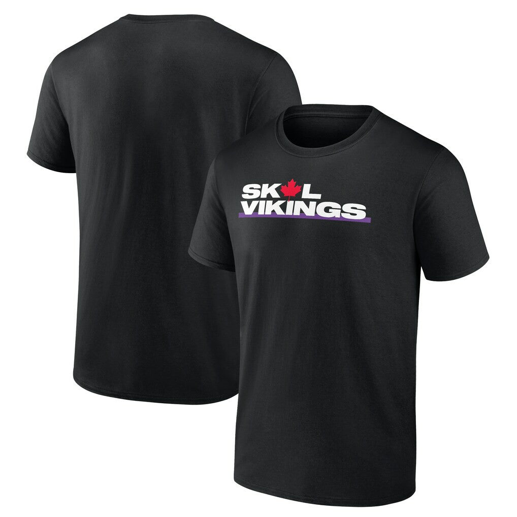 Minnesota Vikings Canada T-Shirt Black - NFL