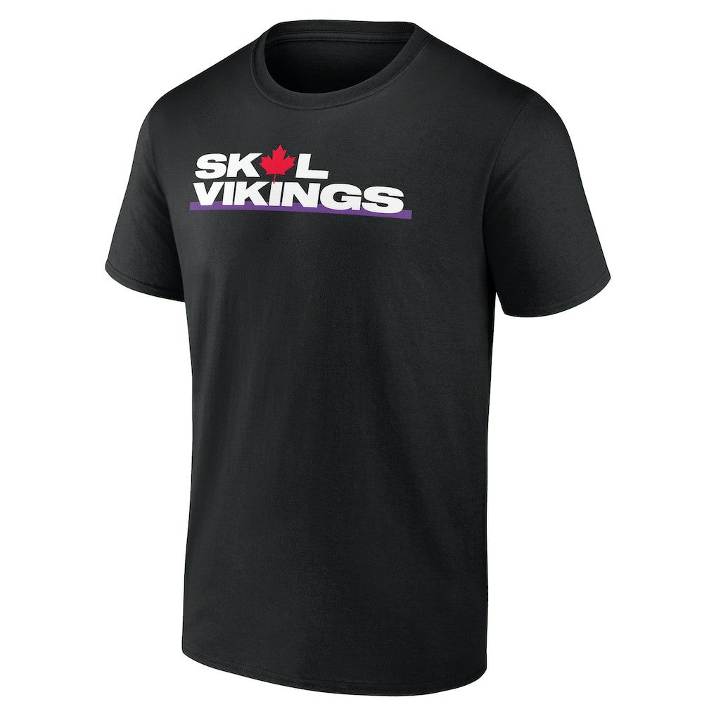 Minnesota Vikings Canada T-Shirt Black - NFL
