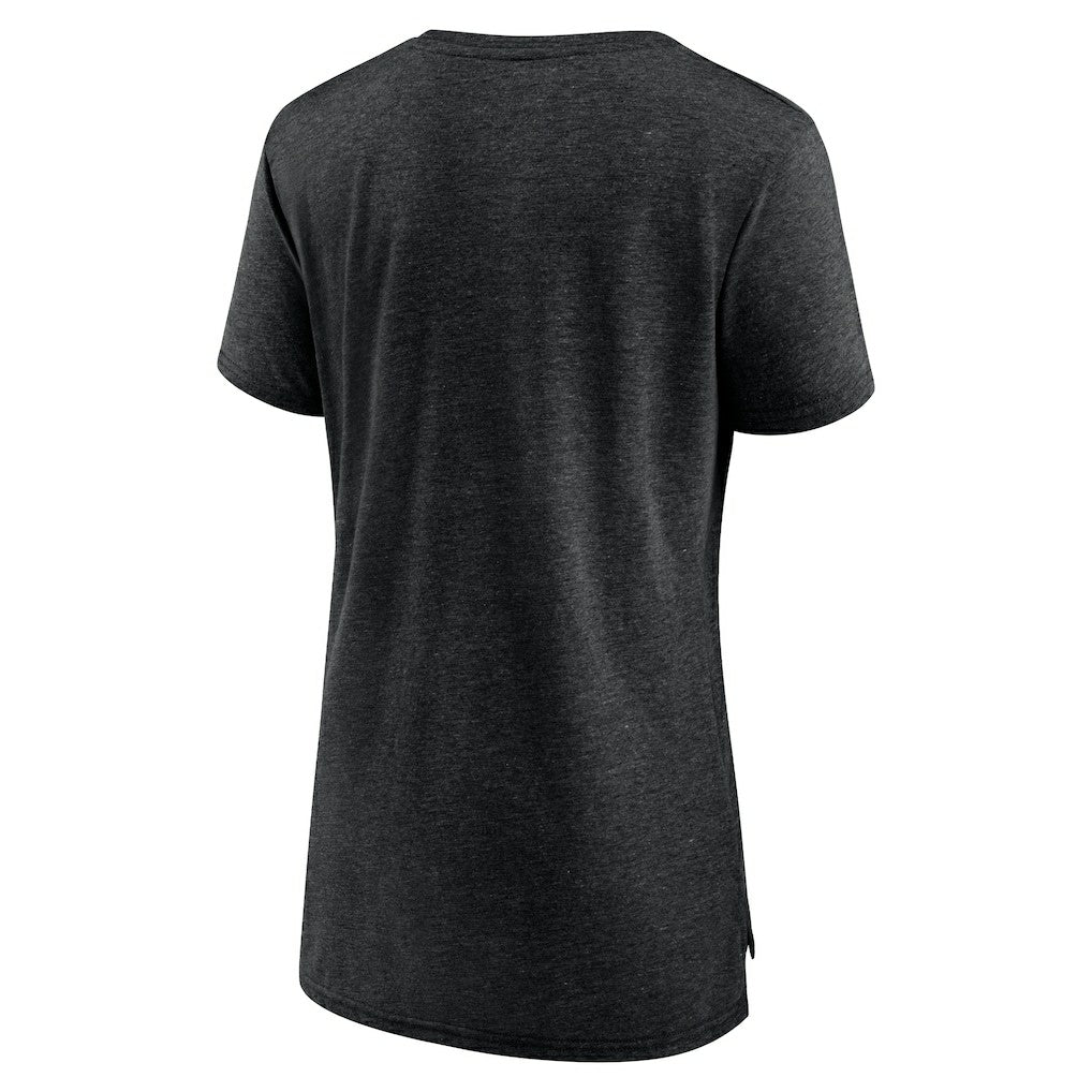Pittsburgh Steelers Women's Steel City Tri-Blend T-Shirt Charcoal - NFL