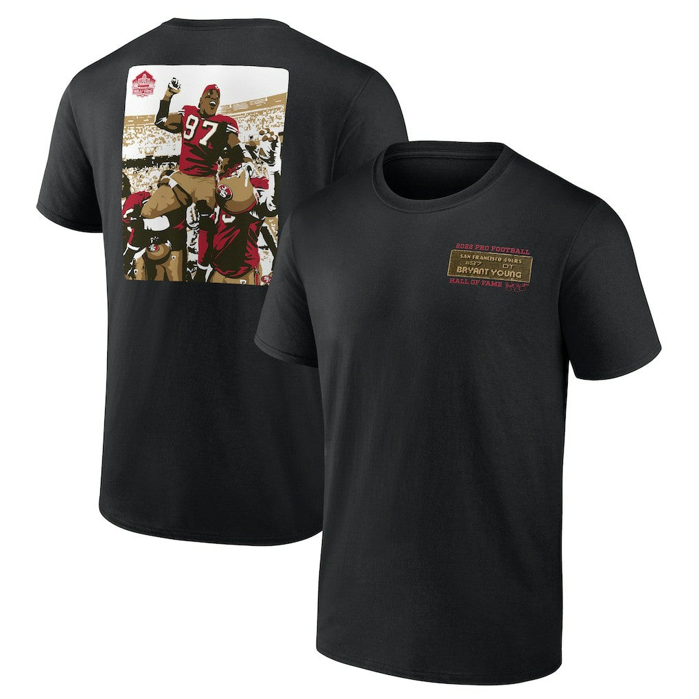 Bryant Young San Francisco 49ers Hall of Fame T-Shirt Black - NFL