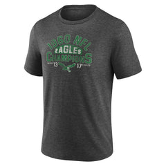 Philadelphia Eagles Old Fashioned Tri-Blend T-Shirt Charcoal - NFL