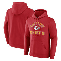 Kansas City Chiefs Between the Pylons Pullover Hoodie Red - NFL