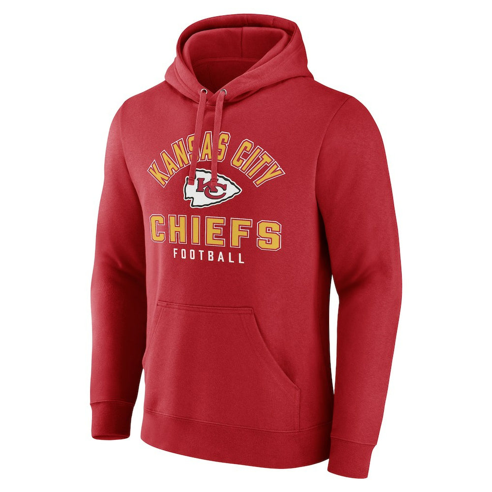 Kansas City Chiefs Between the Pylons Pullover Hoodie Red - NFL