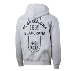 Barcelona Sport Design Sweden Streetwear Relaxed Pullover Hoodie - Heather Gray