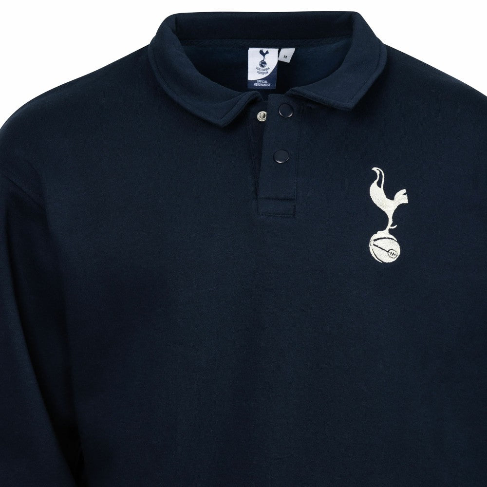 Tottenham Hotspur Sport Design Sweden Retro Relaxed Fleece Sweatshirt - Navy