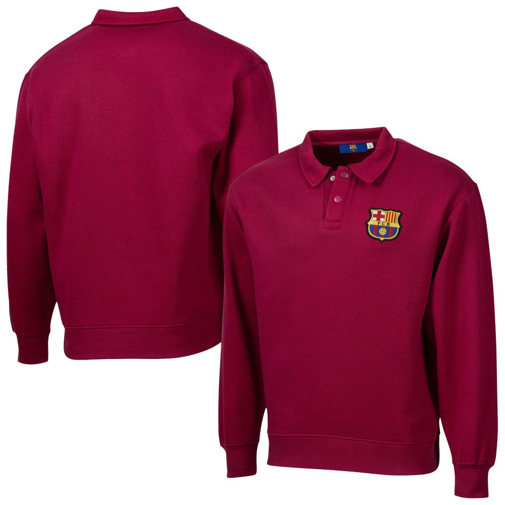 Barcelona Sport Design Sweden Retro Relaxed Fleece Sweatshirt - Red