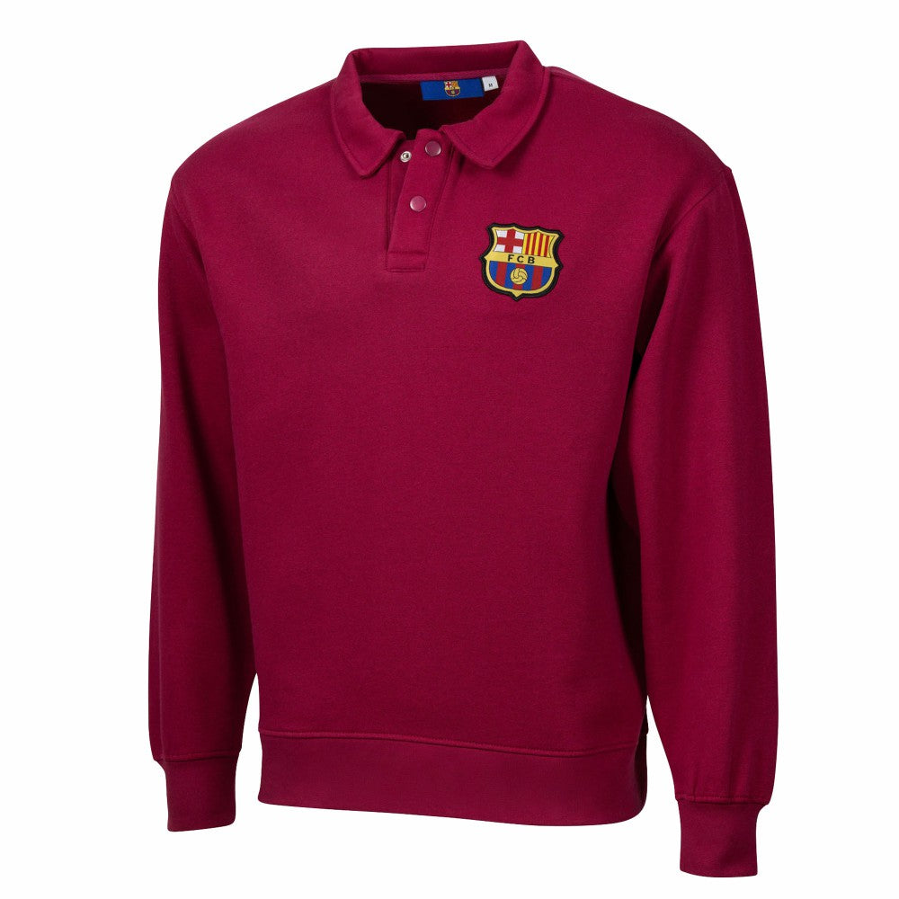 Barcelona Sport Design Sweden Retro Relaxed Fleece Sweatshirt - Red