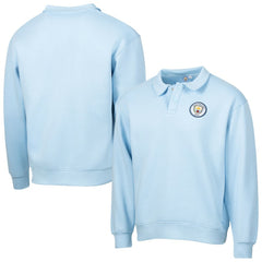 Manchester City Sport Design Sweden Retro Relaxed Fleece Sweatshirt - Light Blue