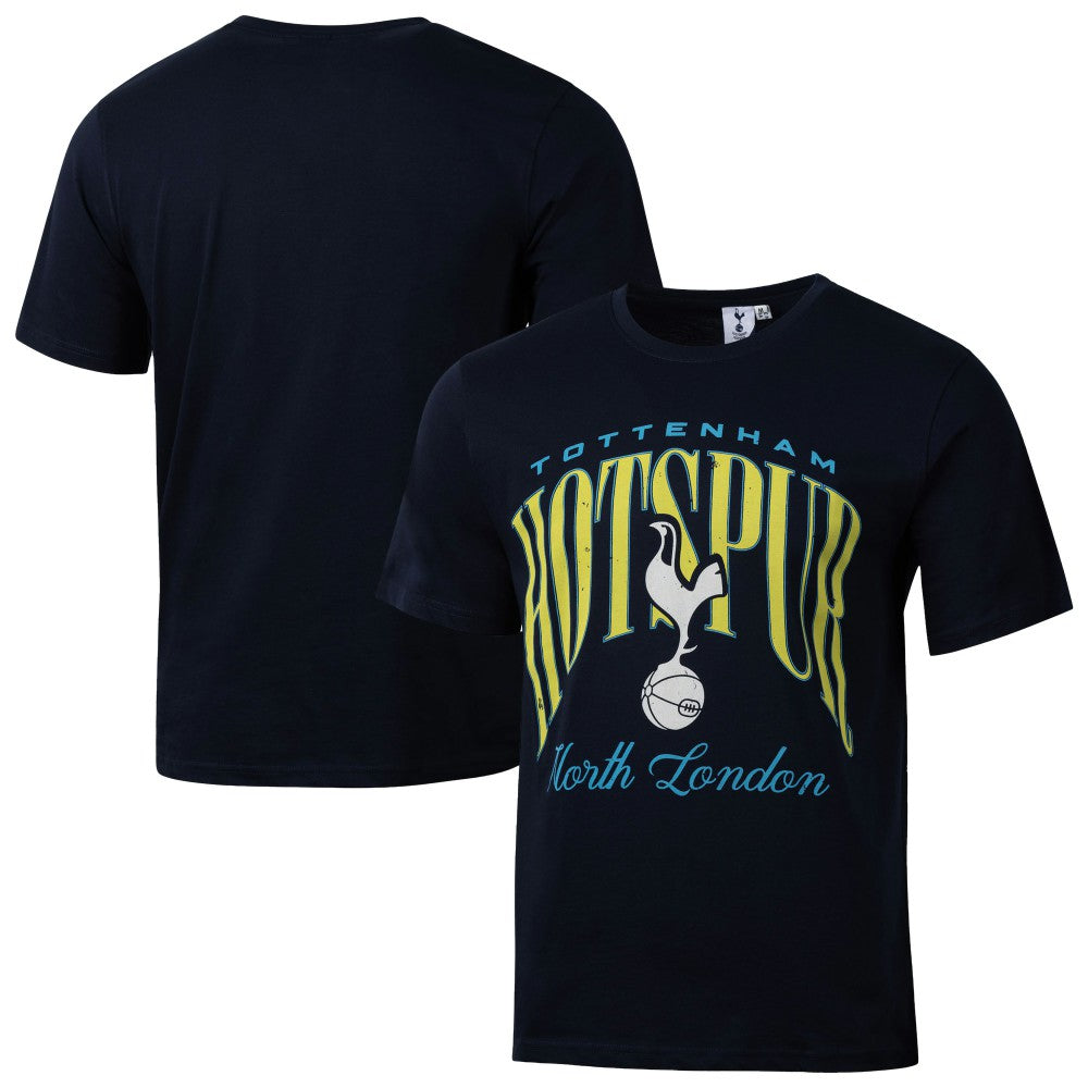Tottenham Hotspur Sport Design Sweden Hometown Hero Graphic T-Shirts - Navy