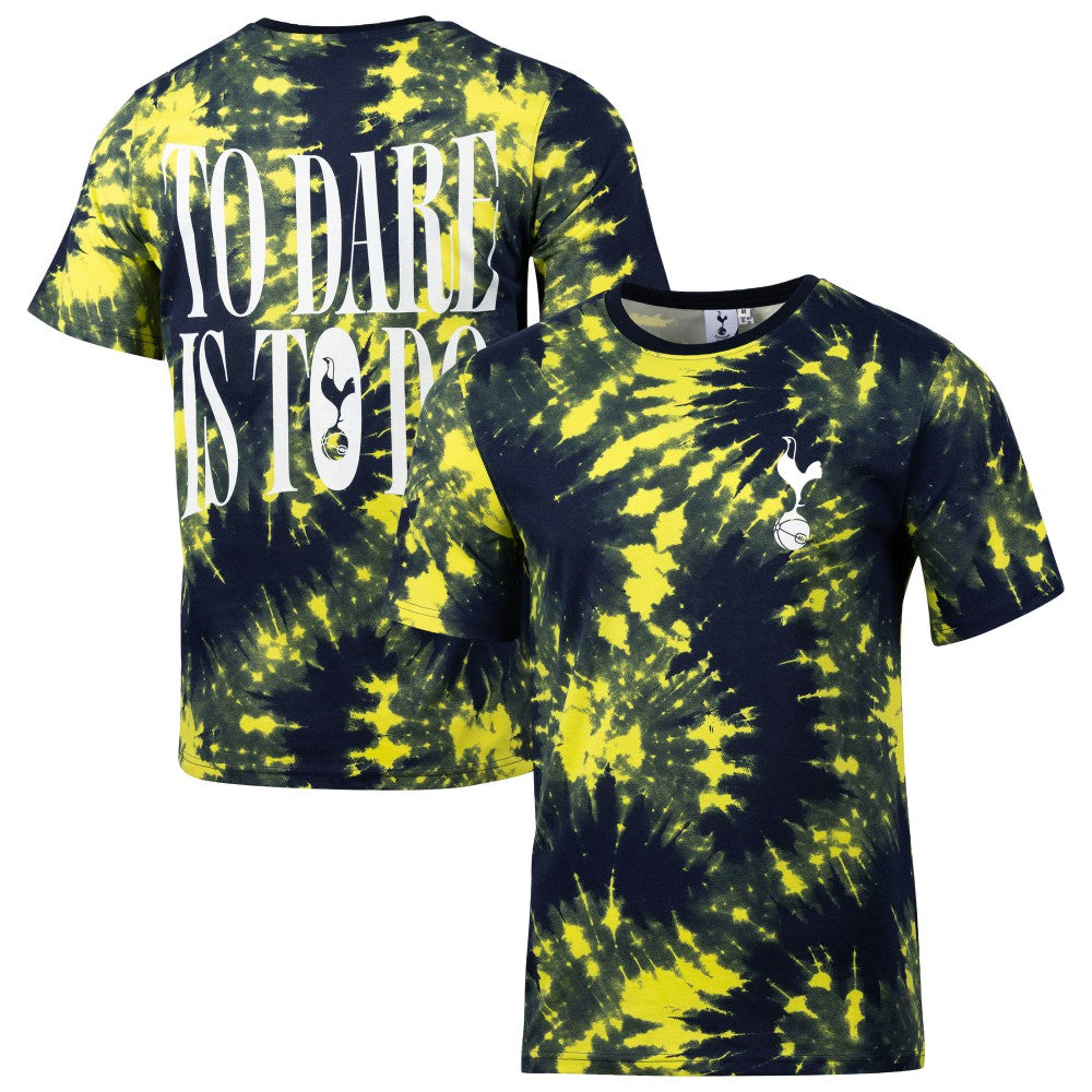 Tottenham Hotspur Sport Design Sweden Relaxed Time Out Tie-Dye T-Shirts - Navy