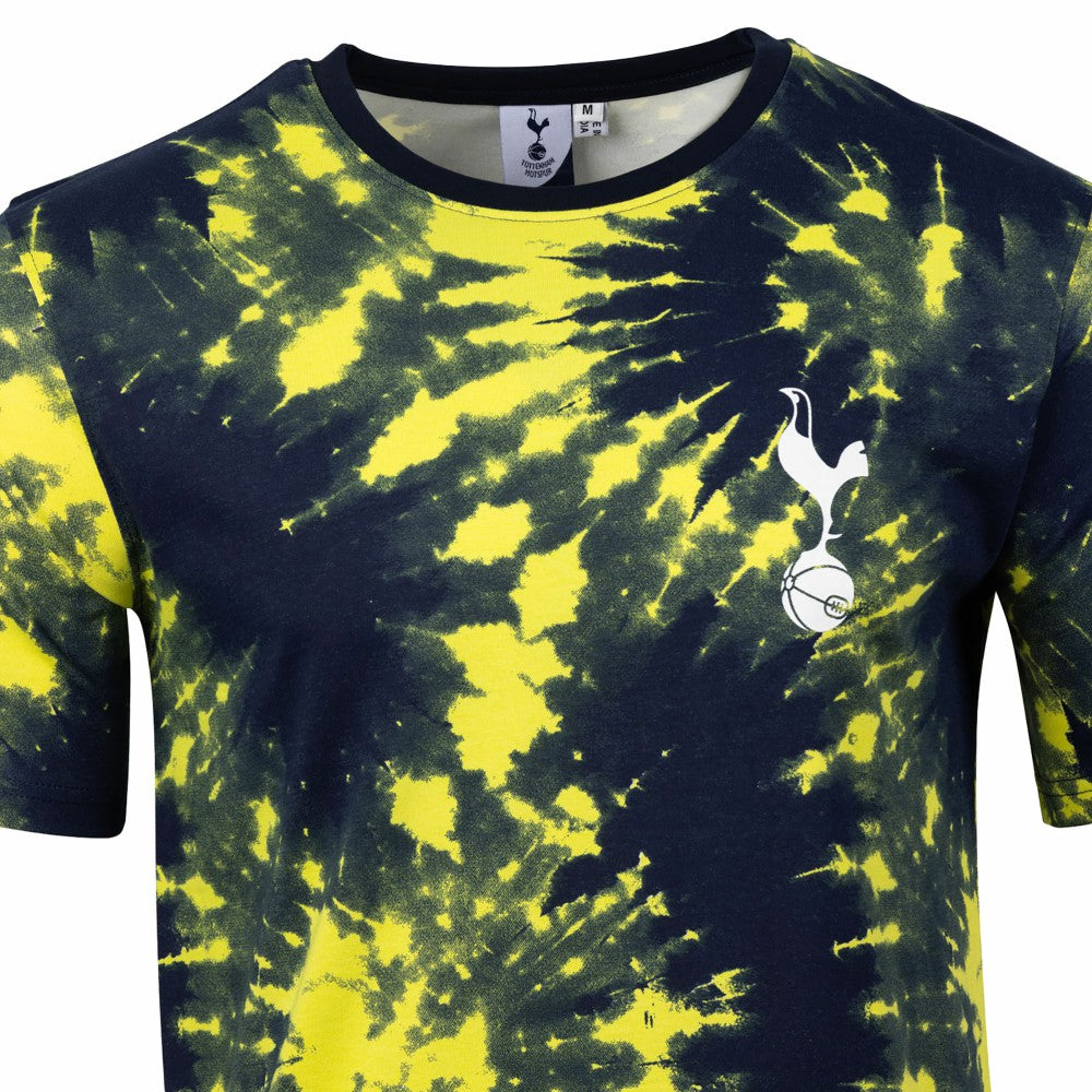 Tottenham Hotspur Sport Design Sweden Relaxed Time Out Tie-Dye T-Shirts - Navy