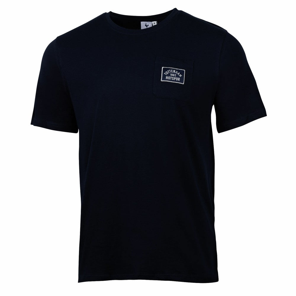 Tottenham Hotspur Sport Design Sweden Relaxed Post Match Pocket T-Shirts - Navy