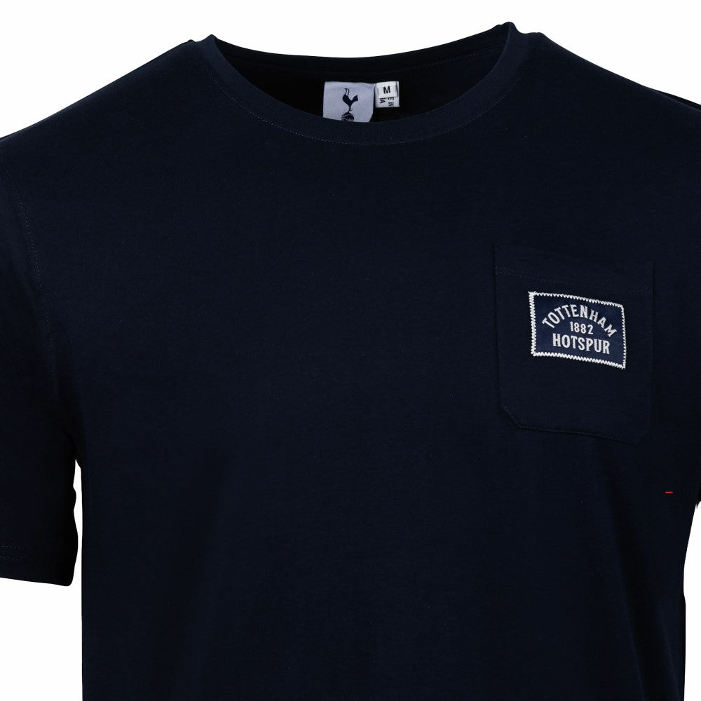 Tottenham Hotspur Sport Design Sweden Relaxed Post Match Pocket T-Shirts - Navy