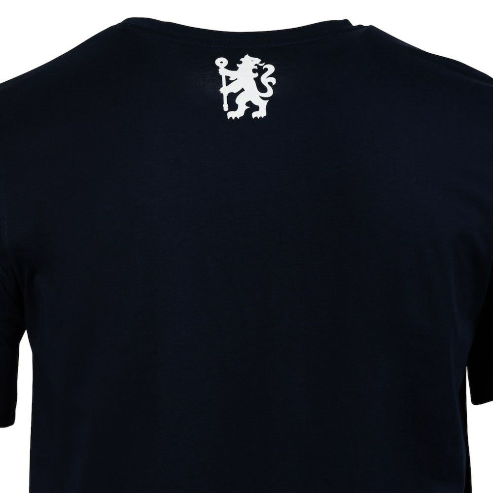 Chelsea Sport Design Sweden Relaxed Post Match Pocket T-Shirts - Navy