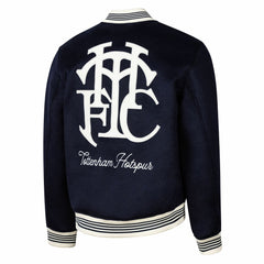 Tottenham Hotspur Sport Design Sweden Free Kick Wool Varsity Jacket - Navy