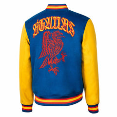 Club America Sport Design Sweden Free Kick Wool Varsity Jacket - Royal