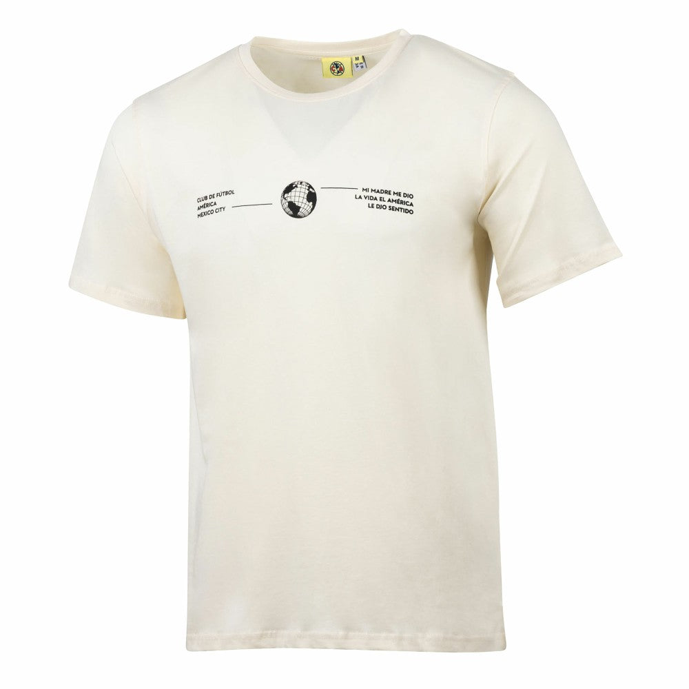 Club America Sport Design Sweden Everyday Relaxed T-Shirts - Cream
