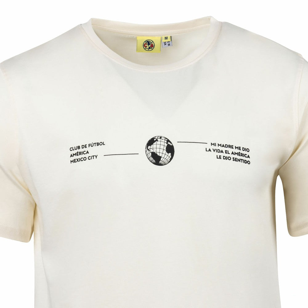 Club America Sport Design Sweden Everyday Relaxed T-Shirts - Cream