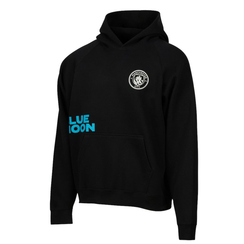 Manchester City Sport Design Sweden Overtime Oversized Raglan Hoodie - Black