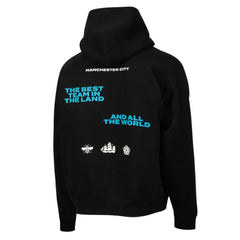 Manchester City Sport Design Sweden Overtime Oversized Raglan Hoodie - Black