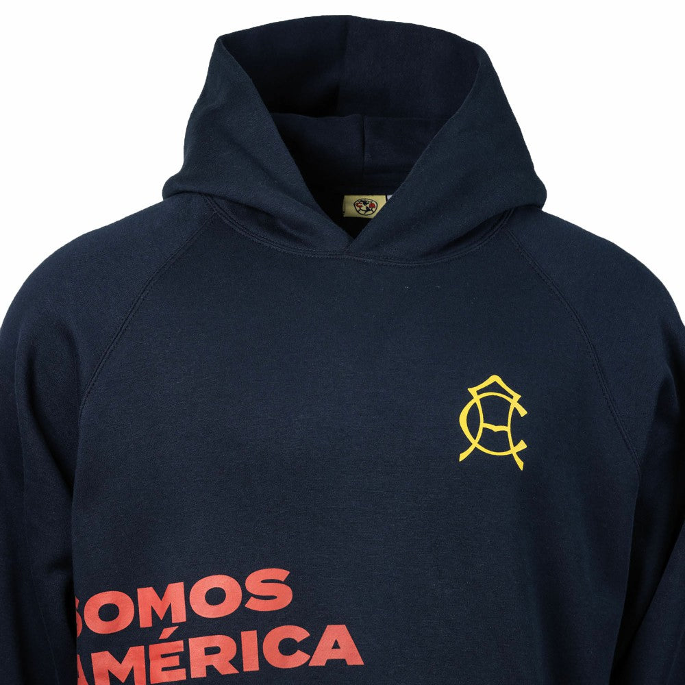 Club America Sport Design Sweden Overtime Oversized Raglan Hoodie - Navy