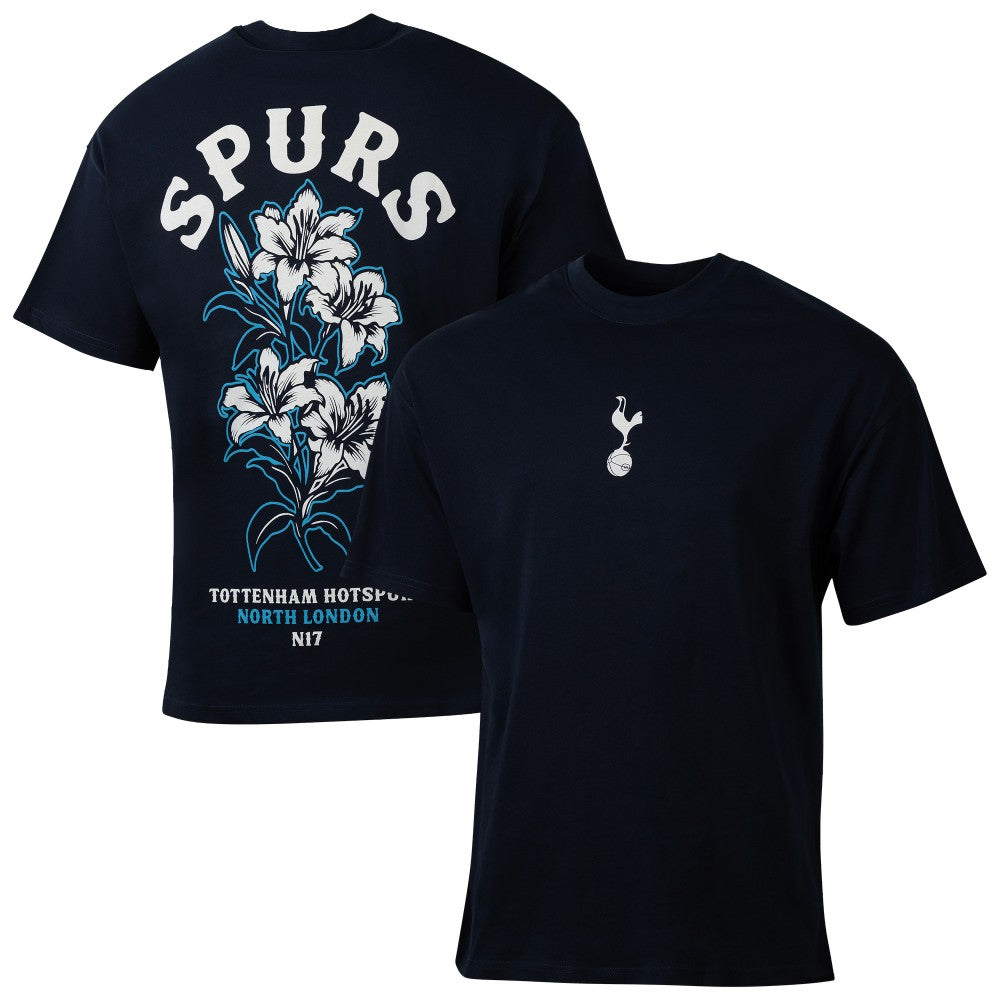 Tottenham Hotspur Sport Design Sweden Youth Game Day Graphic T-Shirts - Navy