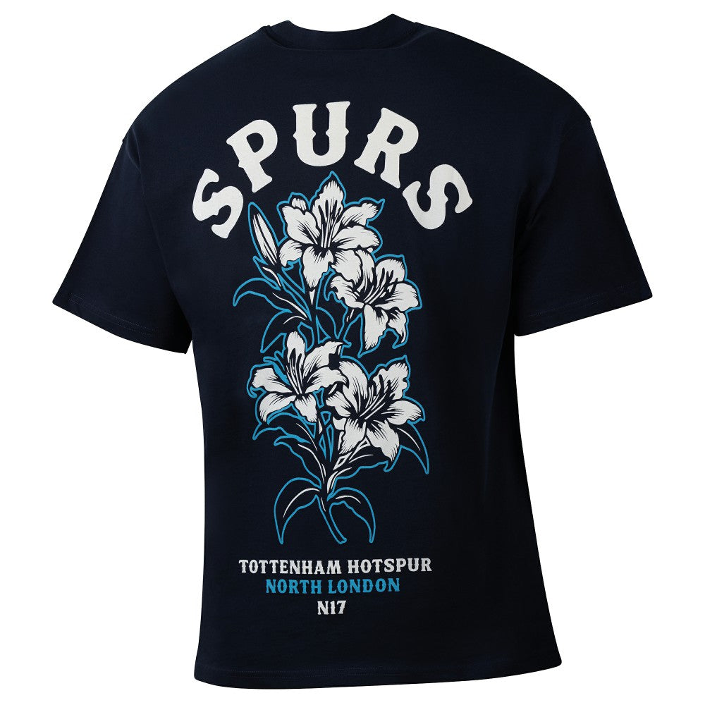 Tottenham Hotspur Sport Design Sweden Youth Game Day Graphic T-Shirts - Navy