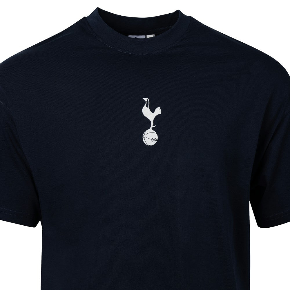 Tottenham Hotspur Sport Design Sweden Youth Game Day Graphic T-Shirts - Navy