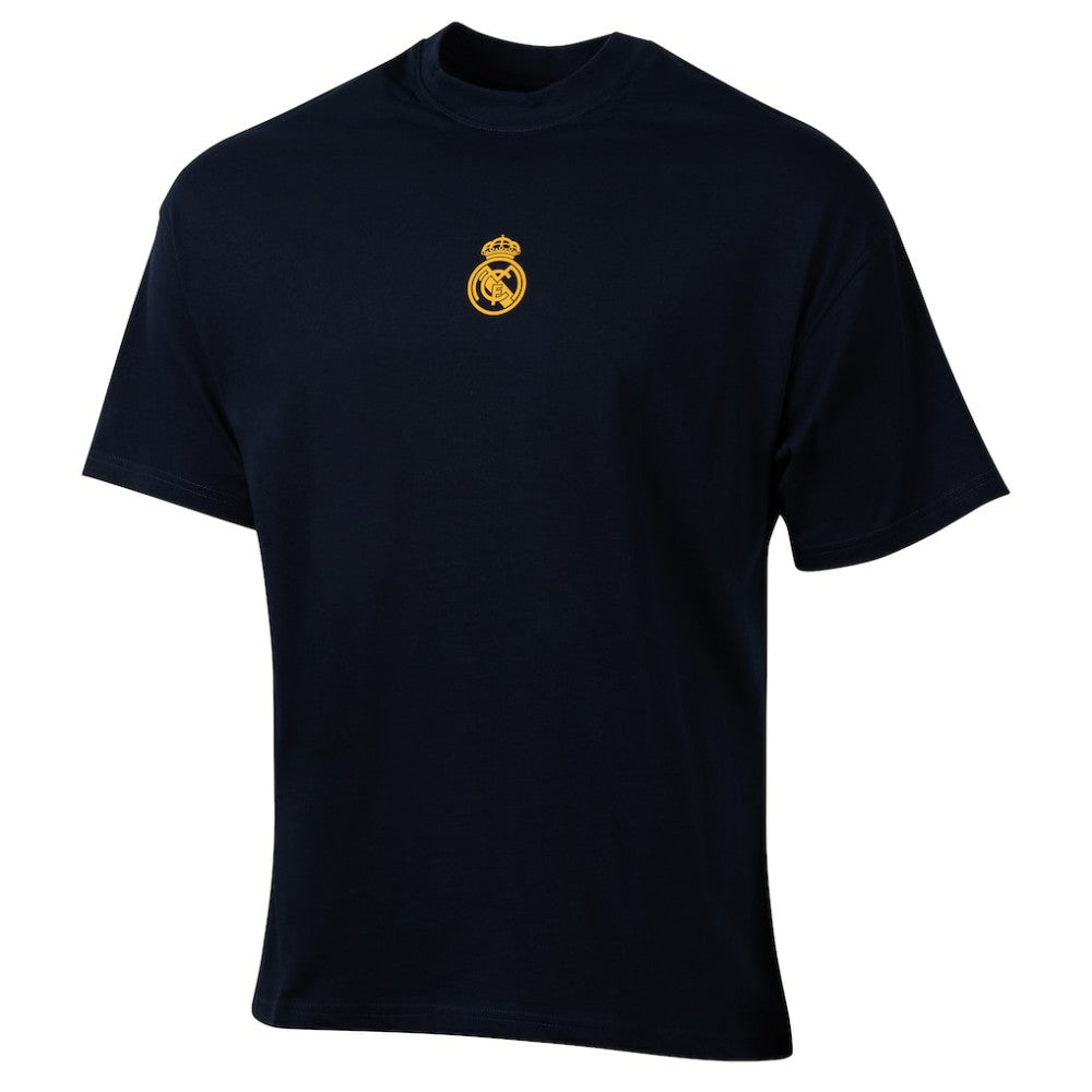 Real Madrid Sport Design Sweden Youth Game Day Graphic T-Shirts - Navy