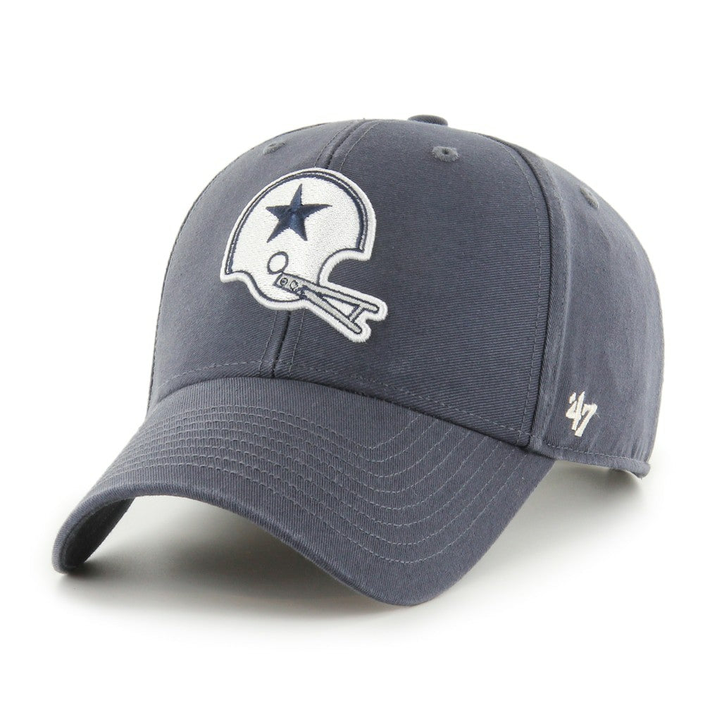 Dallas Cowboys '47 Legend Vintage Helmet MVP Adjustable Hat Gray - 47 brand
