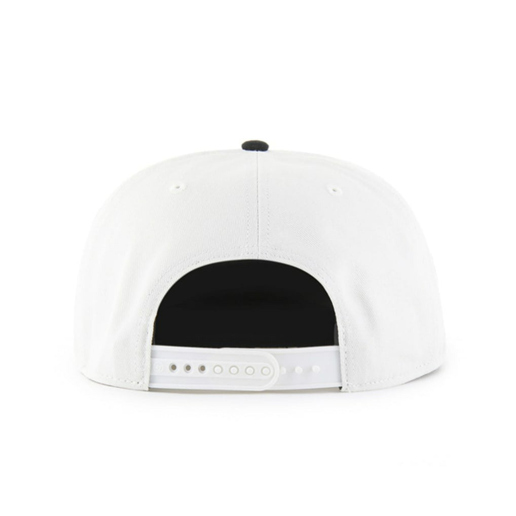 Dallas Cowboys '47 Foundational Captain Snapback Hat White/Navy - 47 brand