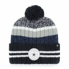 Dallas Cowboys '47 Quiver Cuffed Pom Knit Hat Navy - 47 brand